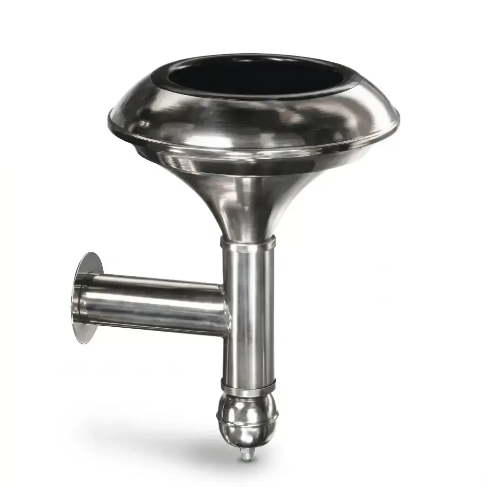 Chrome Plated Wall Mounted Outdoor Ashtray 30x28 cm Akbrella World AKB-421