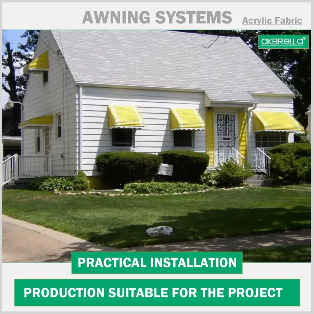 Window Awning Systems Production is Produced in Special Sizes Akbrella World AKB-511