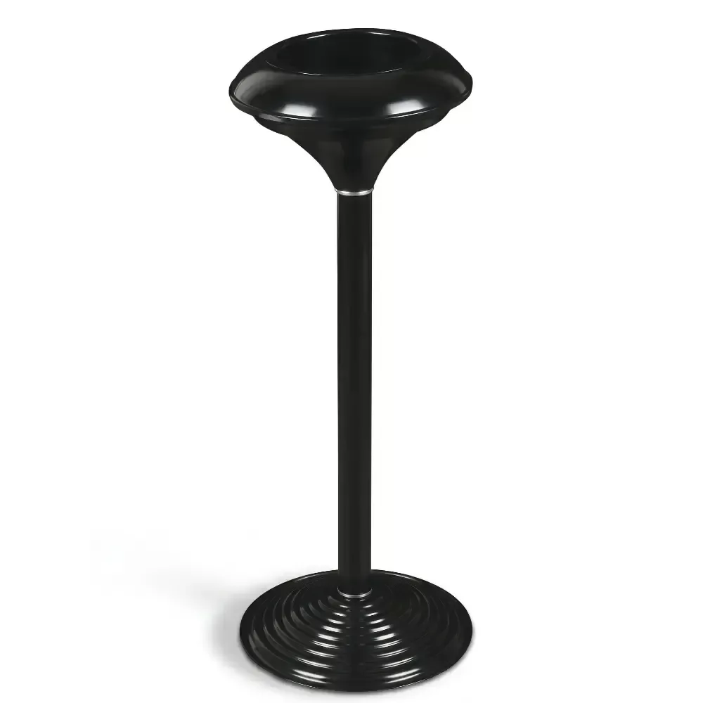 Black Metal Luxury Standing Ashtray for Outdoor 28x65 cm Akbrella World AKB-410