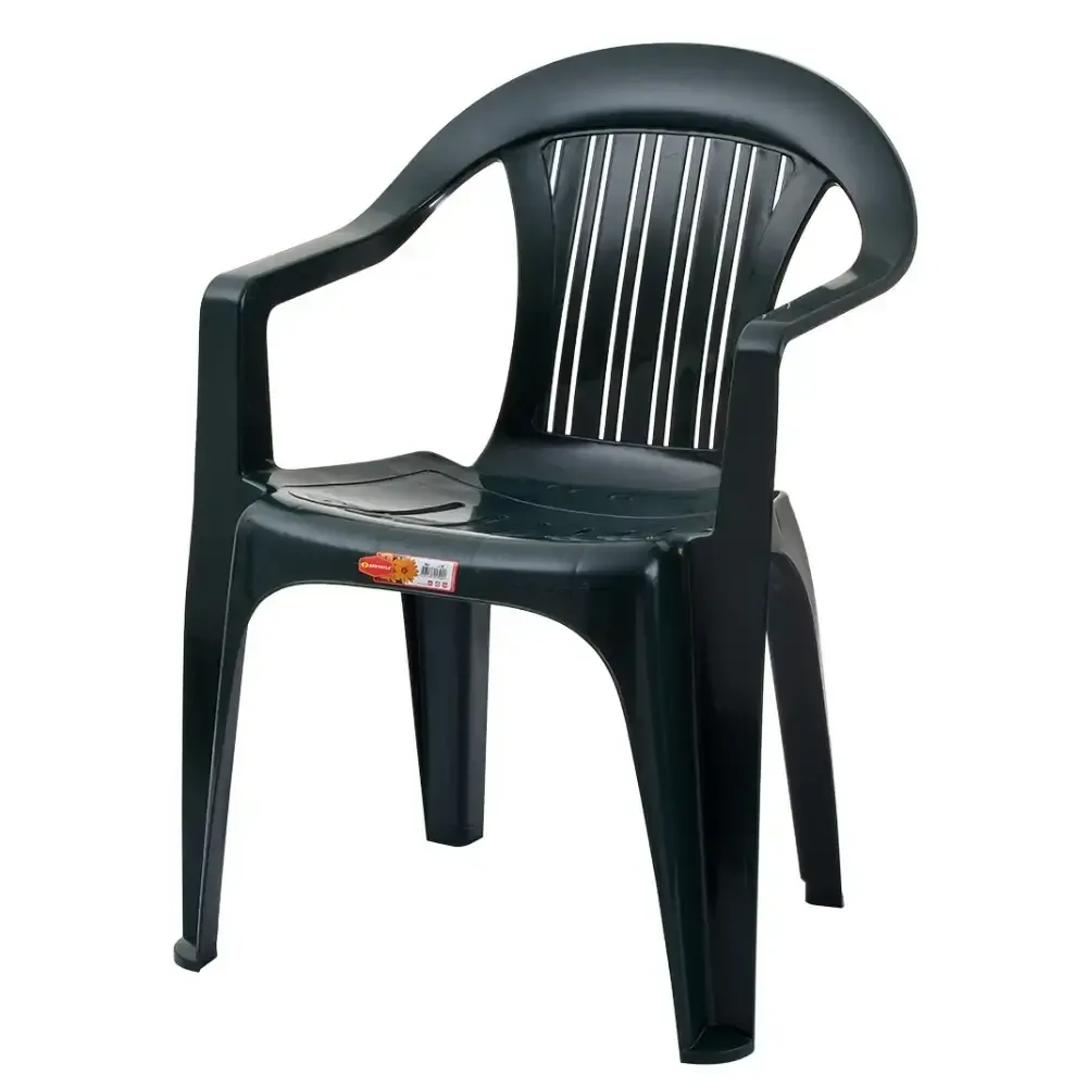 Black Armrest Smart Plastic Chair 2510 Akbrella World AKB-757