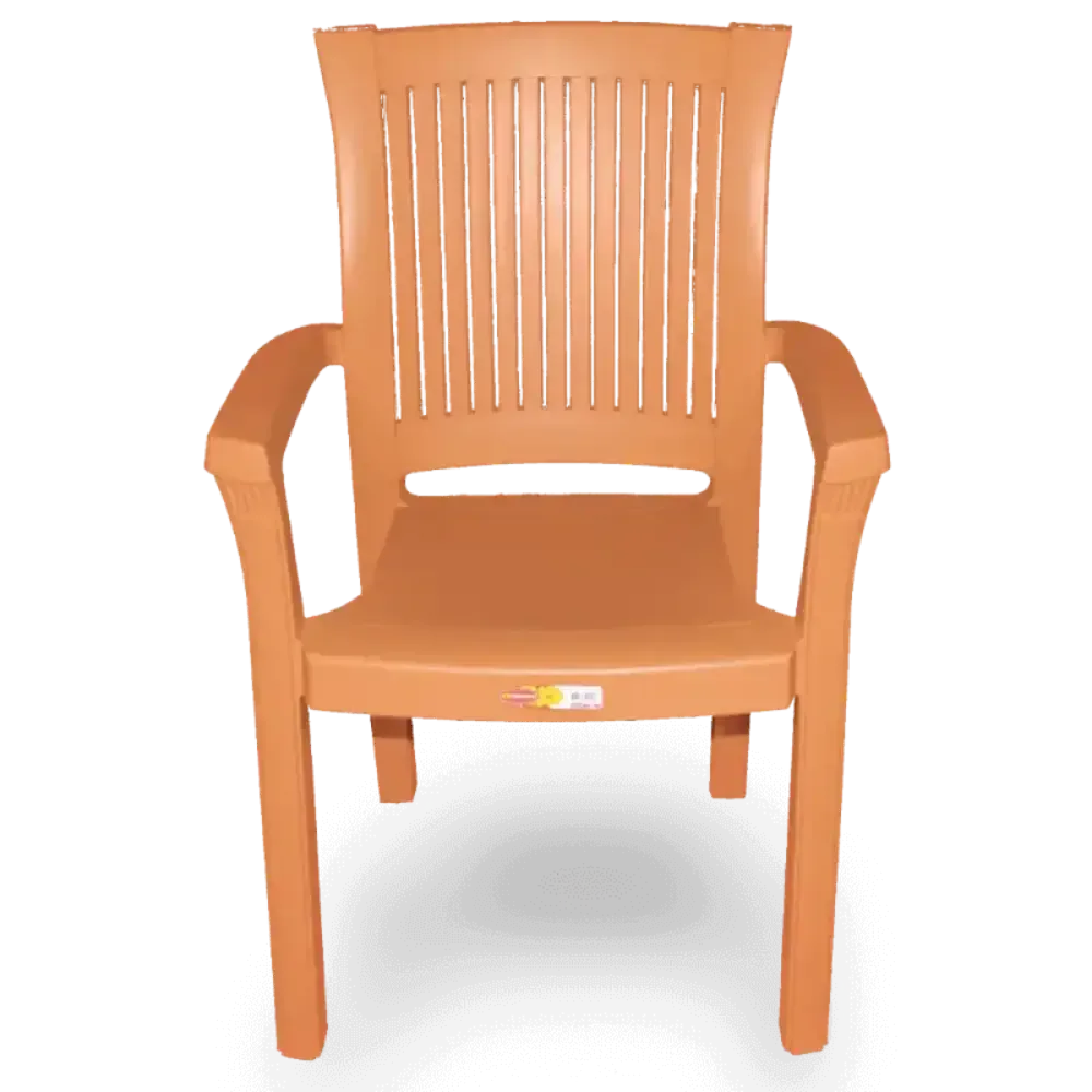 Luxury Plastic Chair with Salmon Armrests 48x57x90 cm Akbrella World AKB-221