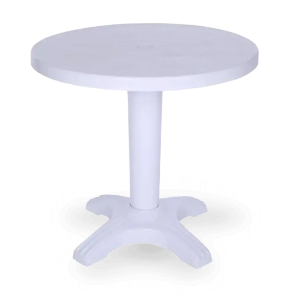 Single Legged Skewer Round Plastic Table Models 80 cm Akbrella World AKB-215
