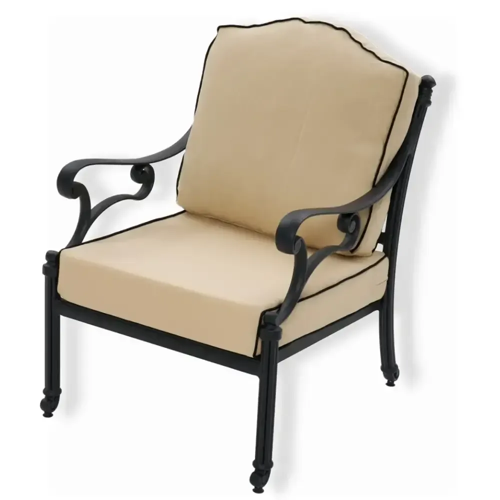 Single Cast Aluminum Wrought Iron Sofa Akbrella World AKB-718