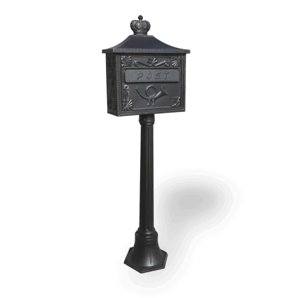 Villa Nostalgic English Style Aluminum Die Casting Mailbox Akbrella World AKB-174