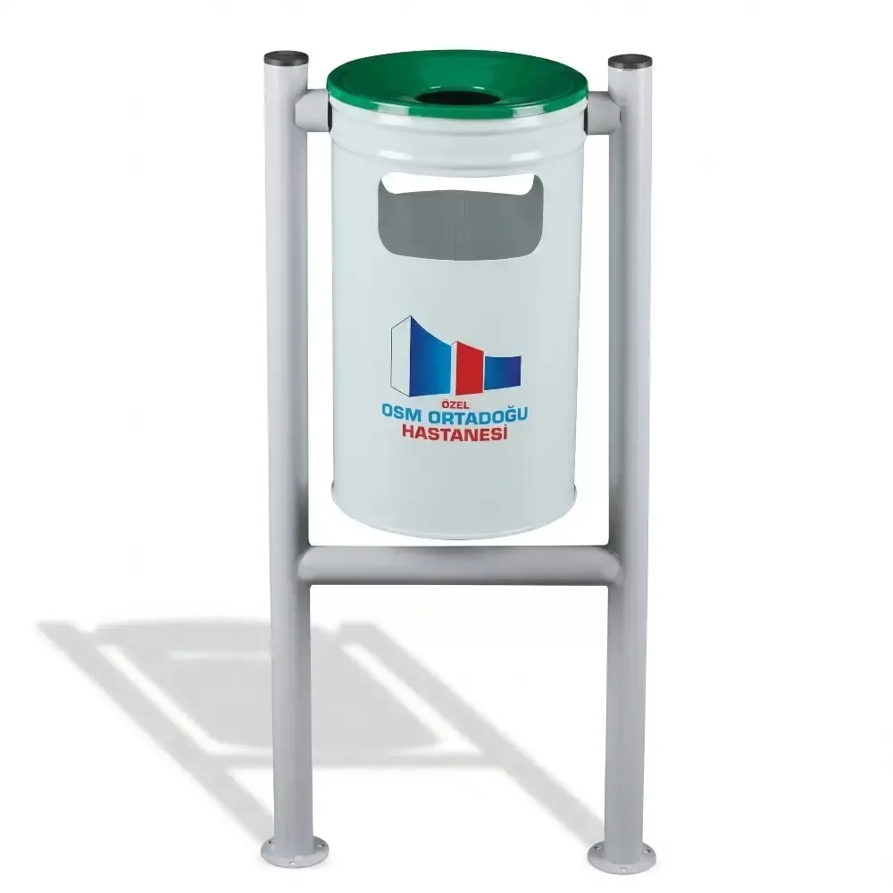2 аяқты Park Garden арнайы логотипі бар қоқыс жәшігі 100x44x28 cm Akbrella World AKB-373