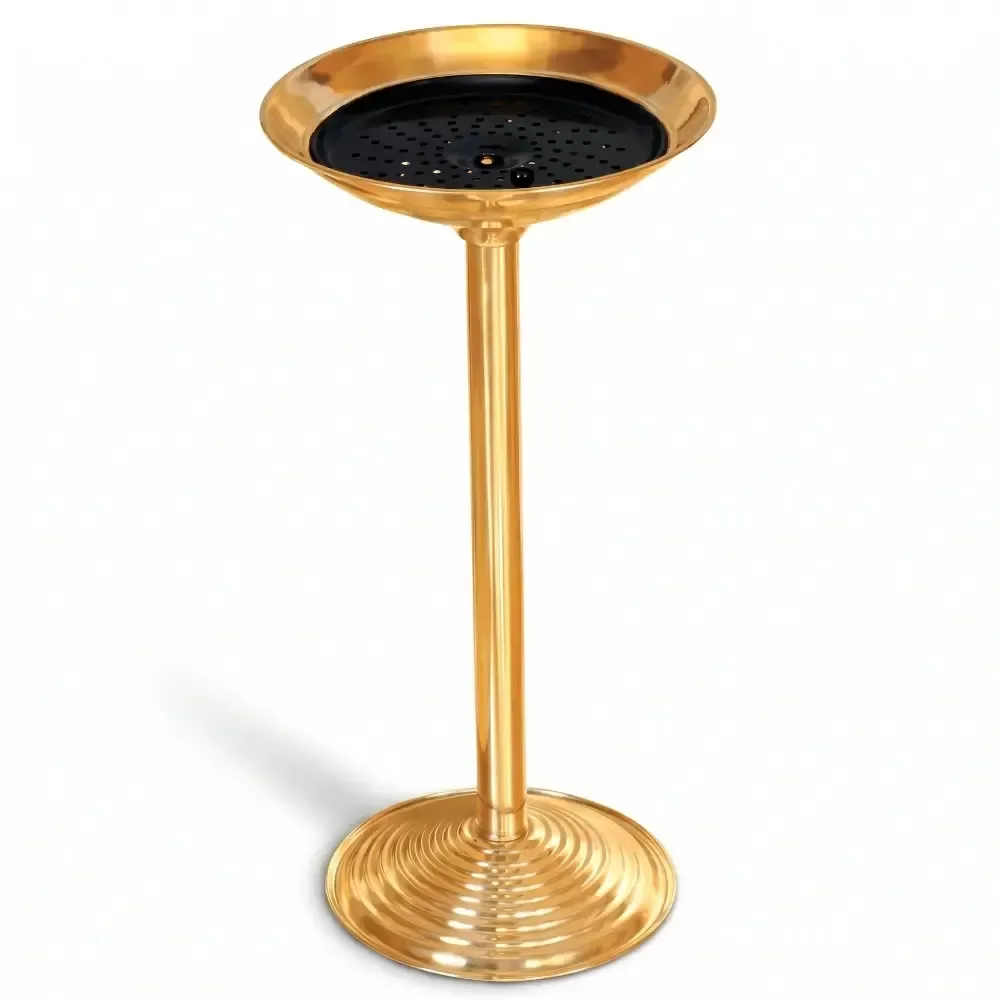 Goldgoldfarbene gegrillte Aschenbecher Modelle 65x31 cm Akbrella World AKB-417