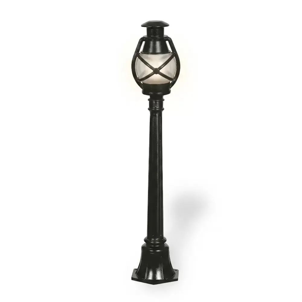 Atomic Glass Globe Garden Lawn Light Pole 112x22 cm Akbrella World AKB-153