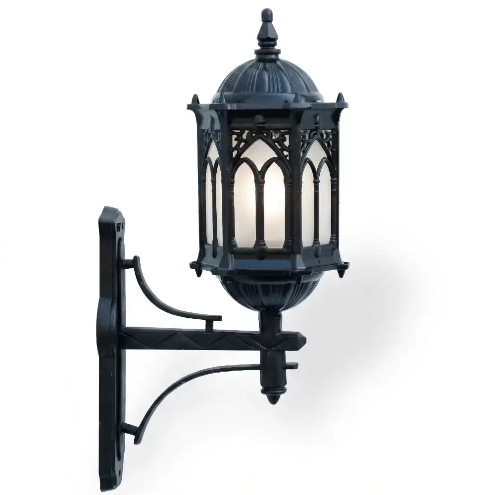 E27 Lampa Tutacağı Düz Qoltuqaltı, Döküm Dəmir Divara Quraşdırılan Sconce 65x33 cm Akbrella World AKB-343