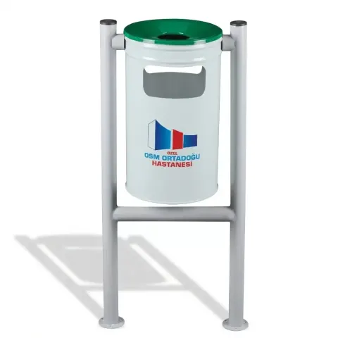 2 аяқты Park Garden арнайы логотипі бар қоқыс жәшігі 100x44x28 cm Akbrella World AKB-373