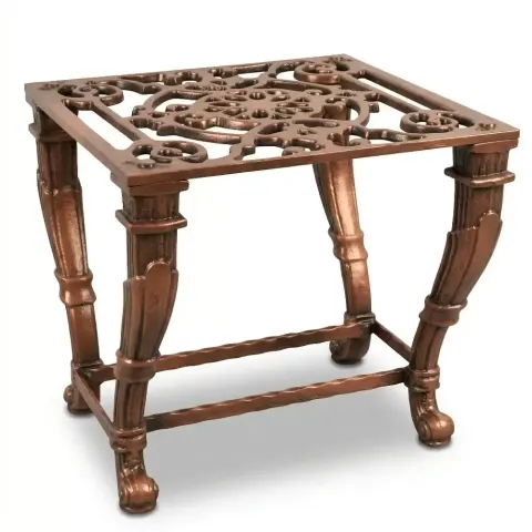Алюминий құйма соғылған темір кофе үстелі 39x43 cm (MTS 7600) Akbrella World AKB-260