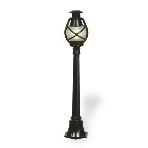 Atomic Glass Globe Garden Lawn Light Pole 112x22 cm Akbrella World AKB-153