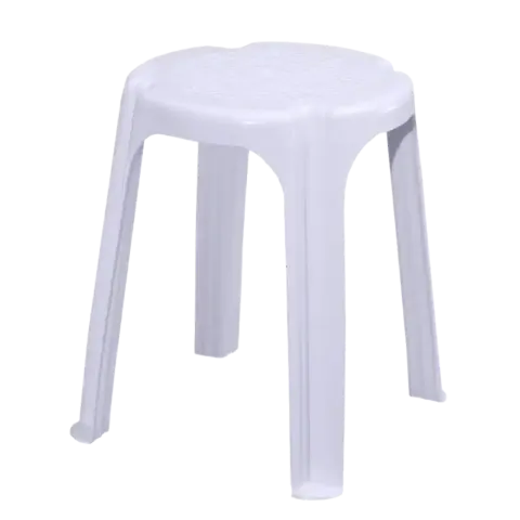 Ақ үнемді көтерме ең арзан пластик орындық 33x33x45 cm Akbrella World AKB-227