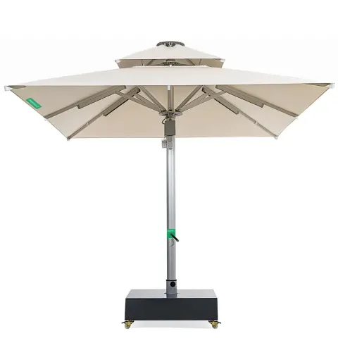Диаметрі 100mm күміс алюминий корпусы, бақша қолшатыры 4x4m Akbrella World AKB-05