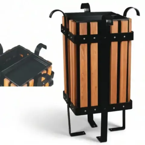 Төртбұрышты қоқыс жәшігі торлы 34x81x30 cm Akbrella World AKB-384