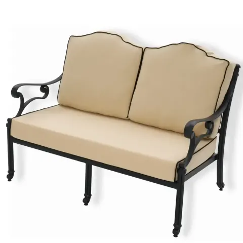 Орындық алюминий құйма темір соғылған диван 2 Akbrella World AKB-719