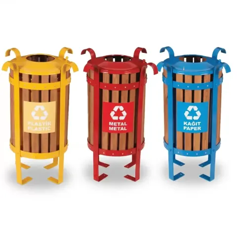Логотип басылған қайта өңдеу қоқыс жәшігі қағазы 81x36 cm Akbrella World AKB-428