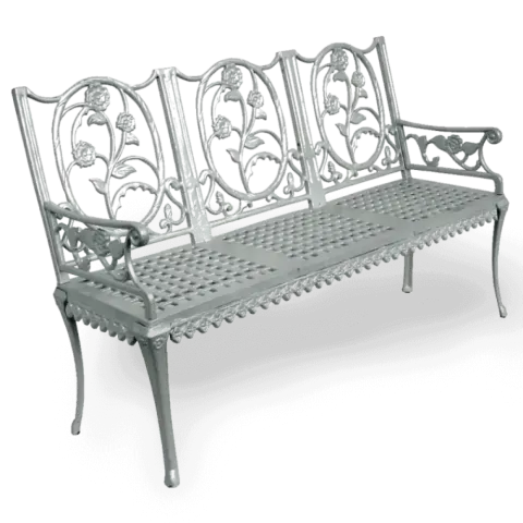 Металл алюминий құйма соғылған темір орындық орындық 142x44x93 cm Akbrella World AKB-193