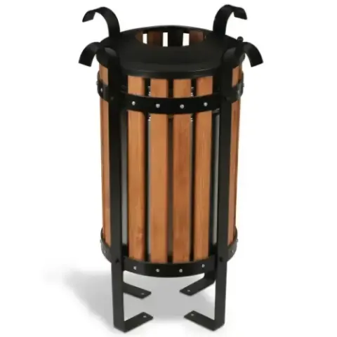 Металл тор, Park Garden цилиндрі қоқыс жәшігі 81x36x32 cm Akbrella World AKB-381