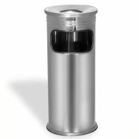 Тот баспайтын күлсалғыш цилиндрлі қоқыс жәшігі 24x60 cm Akbrella World AKB-588