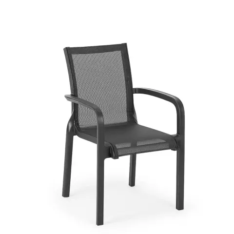 Plastik Mesh Sofa 5 Beige 2528 Akbrella World AKB-803 – Schwarz