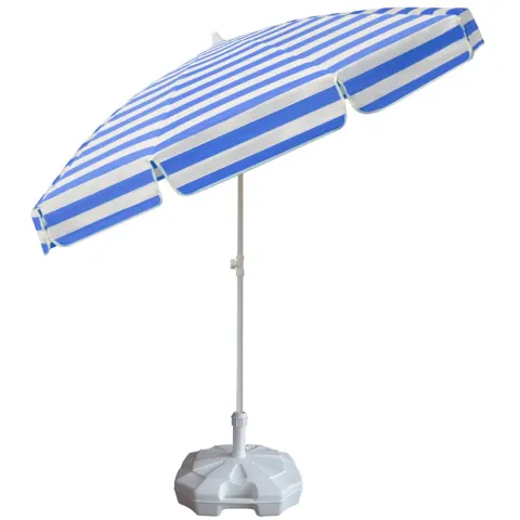 Портативті қолшатыр көк/ақ Akbrella World AKB-75 – Көк – Жағажай беткейі
