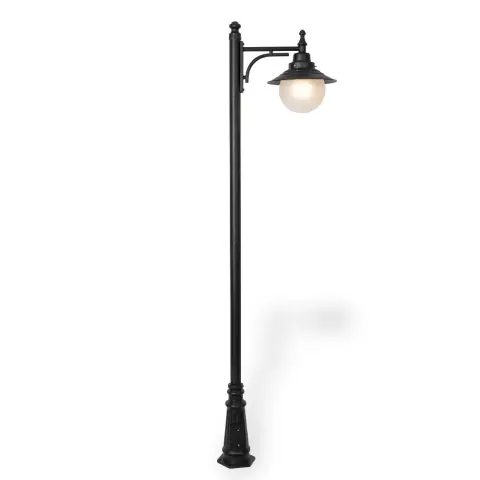 Классикалық бақша жарықтандыру бағанасы бас киіммен 300x58 cm Akbrella World AKB-317