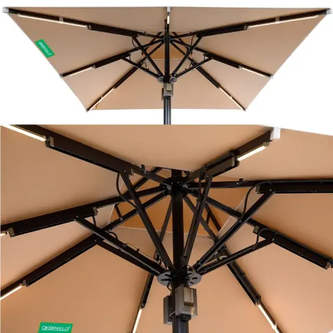 Телескопиялық бақша қолшатыр 3x3m Akbrella World AKB-01 – 3x3 Umbrella Detail 8
