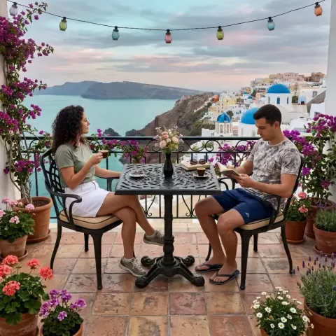 2 Seater Aluminum Die Casting Table Chair Set Akbrella World AKB-845 – Wrought iron set without sleeves on black medium