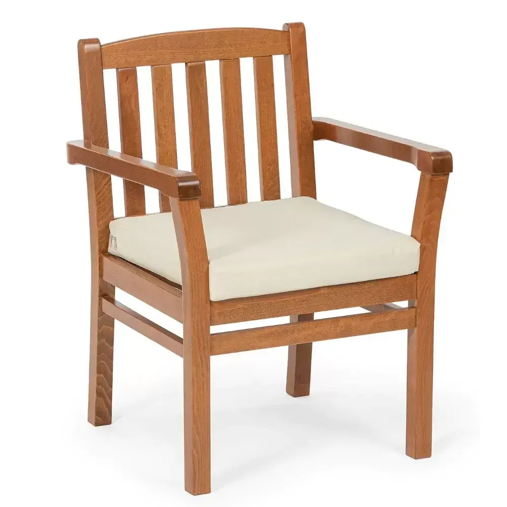 Personality Hornbeam ағашынан жасалған жастықты бақша орындығы 85x59x63 cm Akbrella World AKB-702