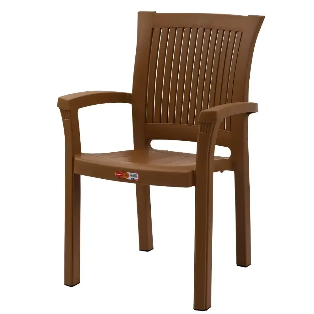 Chaise en plastique Brown Elite avec accoudoirs 2515 Akbrella World AKB-761