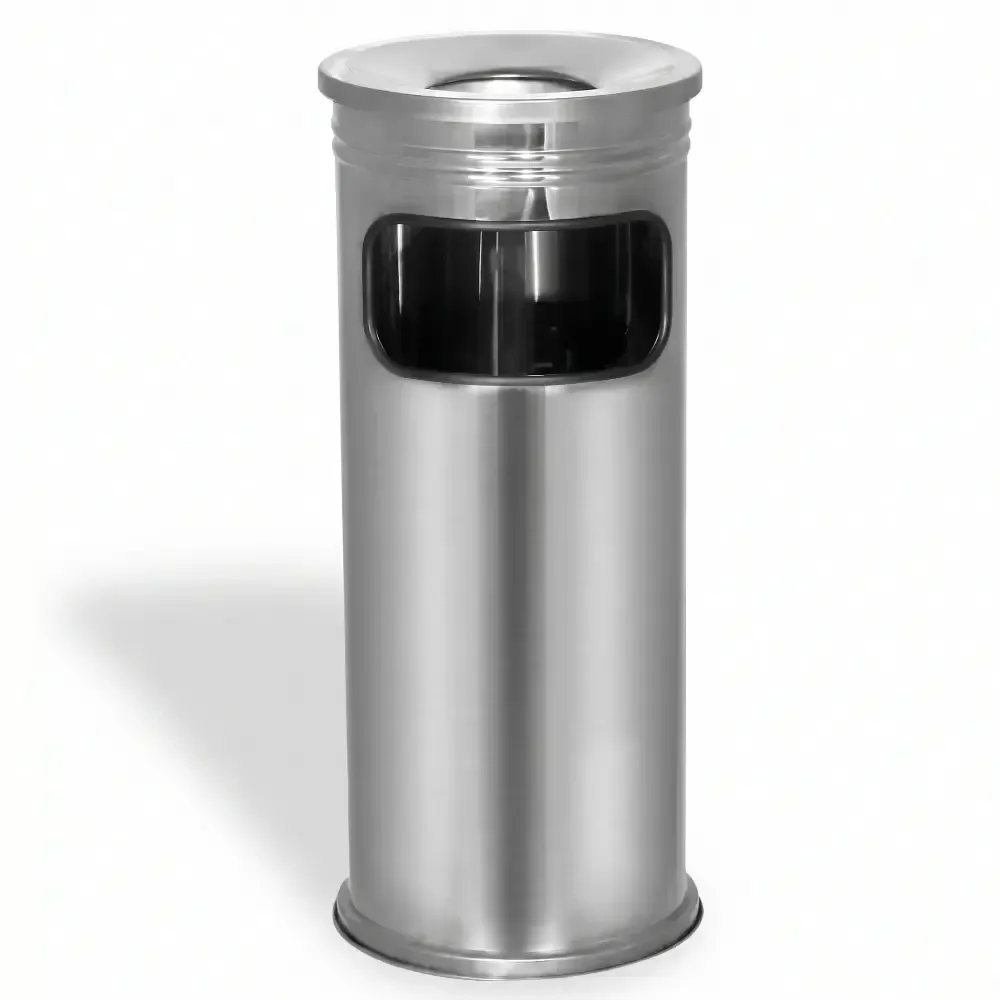 Тот баспайтын күлсалғыш цилиндрлі қоқыс жәшігі 18x50 cm Akbrella World AKB-586