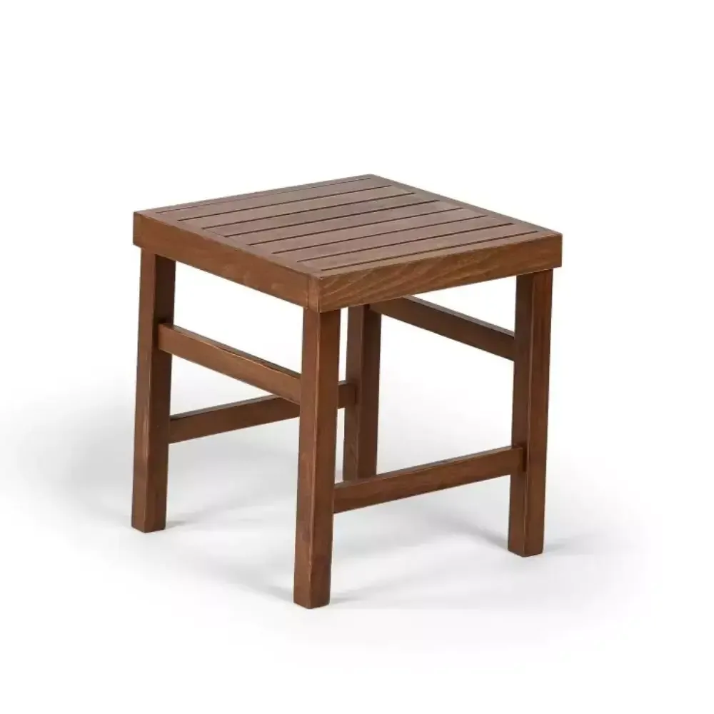 Шезлонгтың жиегі, ағаш 4 футтық кофе үстелі 45x40x40cm Akbrella World AKB-1084