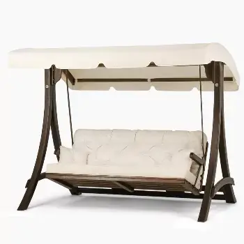 Ahşap bahçe salıncağı