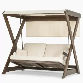 Ahşap bahçe salıncağı