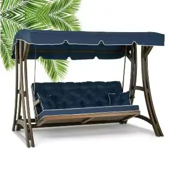 Ahşap bahçe salıncağı