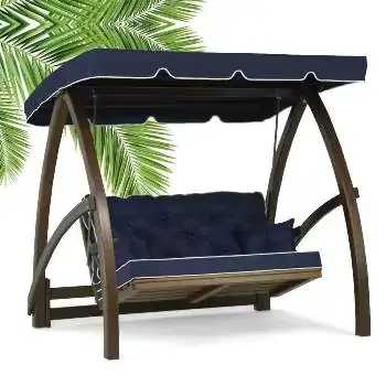 Ahşap bahçe salıncağı