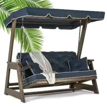 Ahşap bahçe salıncağı