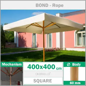 Ahşap Bahçe şemsiyeleri