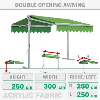 Tenda da Sole Bifacciale