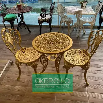 Döküm bahçe mobilyası