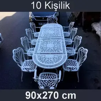 Döküm bahçe mobilyası